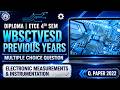 ELECTRONIC MEASUREMENTS &amp; INSTRUMENTATION | WBSCTVESD | DIPLOMA ETCE | 4th SEMESTER | 2022