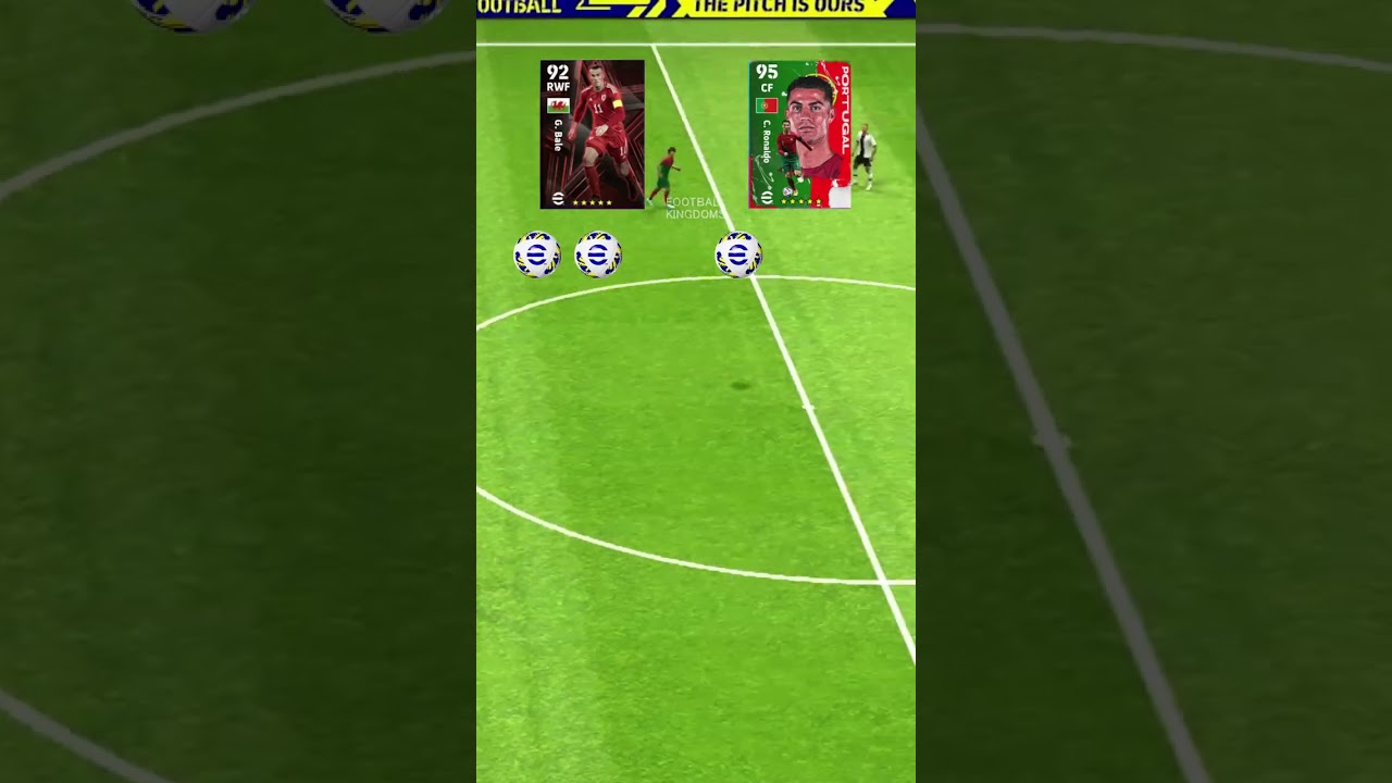 Gareth Bale vs Ronaldo Long Shot │ eFootball Mobile 2023