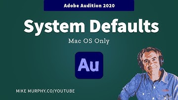 Adobe Audition CC: System Wide Input & Output Defaults (Mac Only)