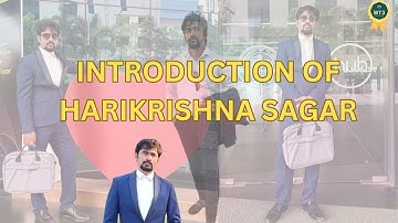 Introduction About Harikrishna Sagar |My3 Educational Academy |