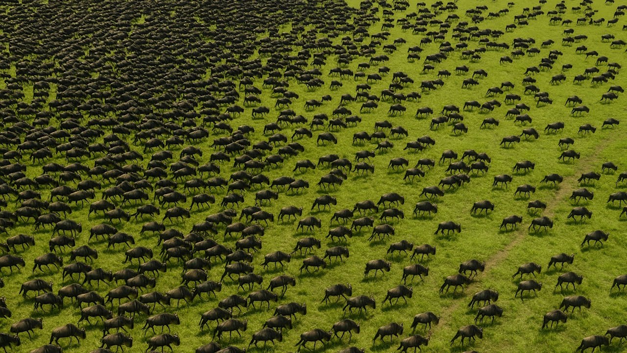 THE GREAT WILDEBEEST MIGRATION - NEW DOCUMENTARY 2025