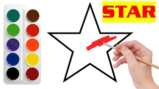 easy way to paint stars 1