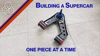 A25 - Arete Supercar- fabricating custom suspension A-arms , cuz ya cant buy em!