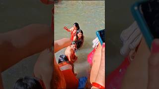 Sacred Salinadi Holy Bathing Ritual in Nepal 🇳🇵✨ #shorts #omnamahshivaya