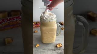 4-ingredient thick Crunchie milkshake