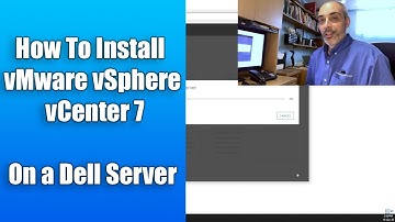 Installing VMware vSphere vCenter 7 on a Dell PowerEdge R640