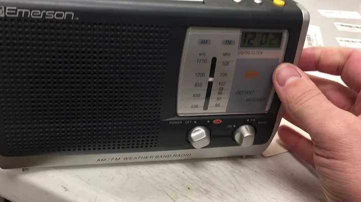 I Think I Broke This Emerson Emergency Weather Radio