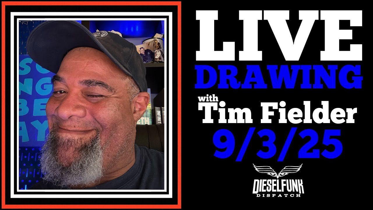 LIVE DRAWING With Tim Fielder 9/1/25 Happy Labor Day