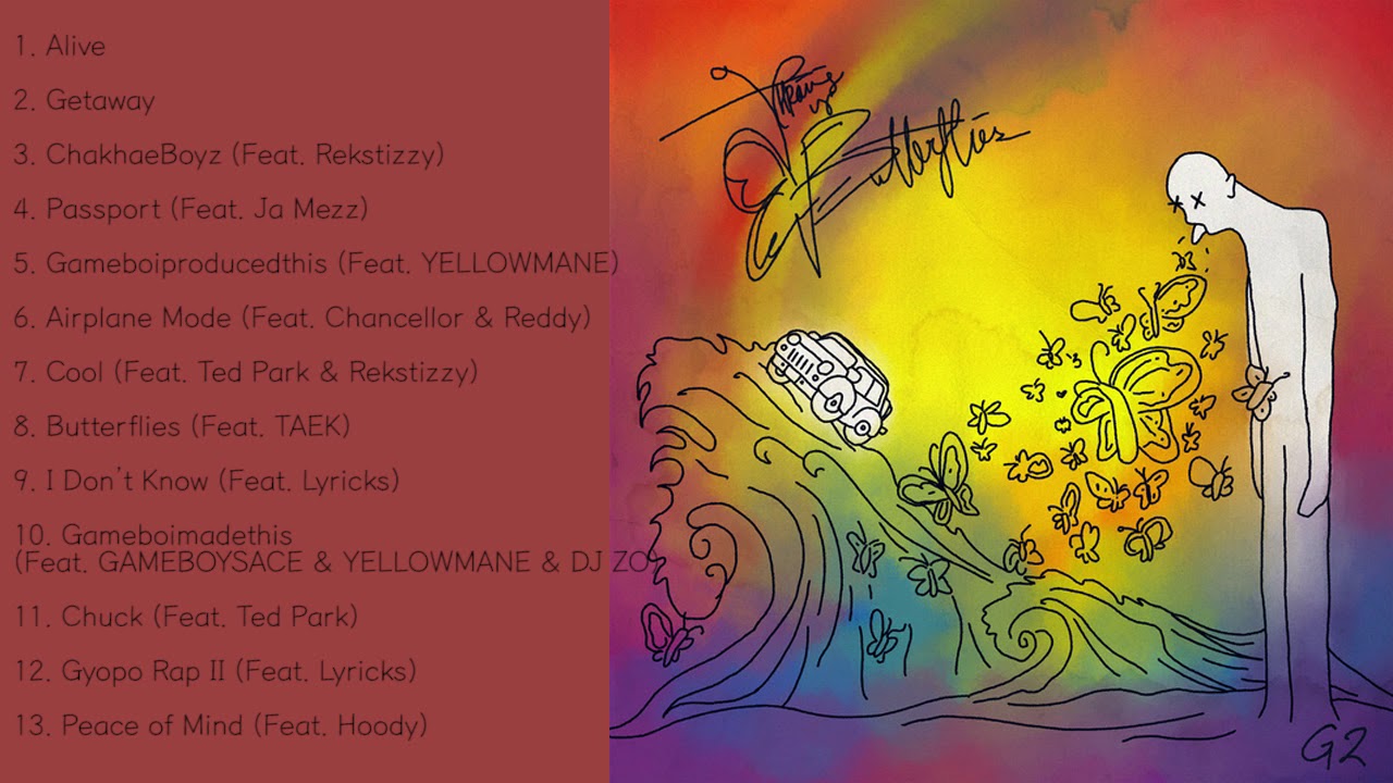 [FULL ALBUM] 지투 (G2) tHROWING uP bUTTERFLIES 앨범 전곡듣기 YouTube