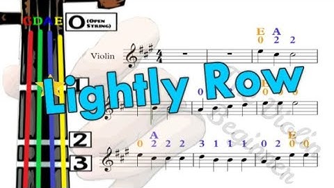 Lightly Row | Suzuki Violin TUTORIAL | 鈴木小提琴 | 小提琴入門班 [Level 1]