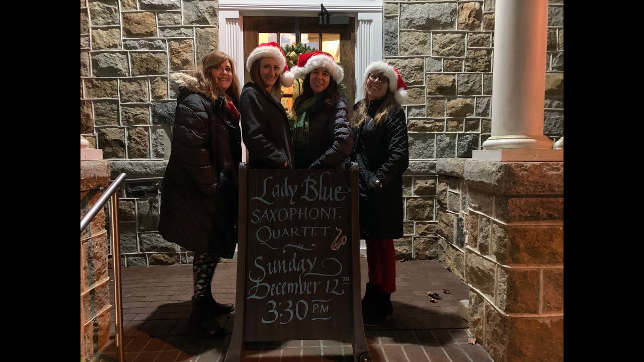 Santa Baby Lady Blue Saxophone Quartet arr. P. Springer YouTube