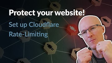 Protect your website! Set up Cloudflare Rate-limiting.