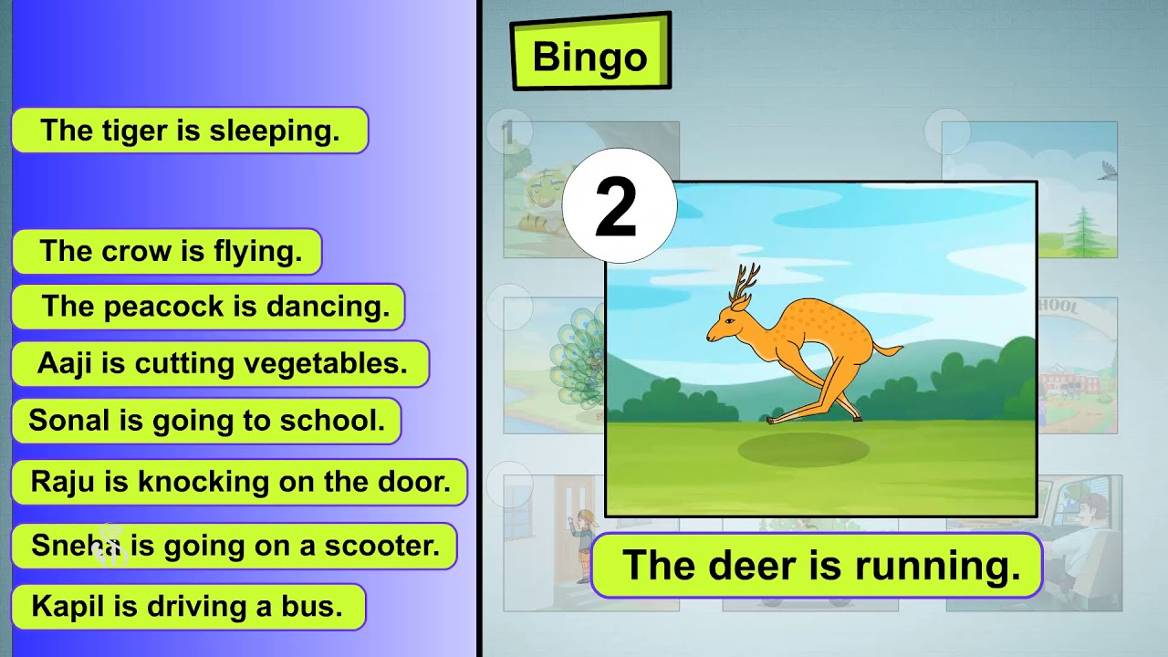 1st English Chapter57 Topic01 Bingo Marathi Medium YouTube