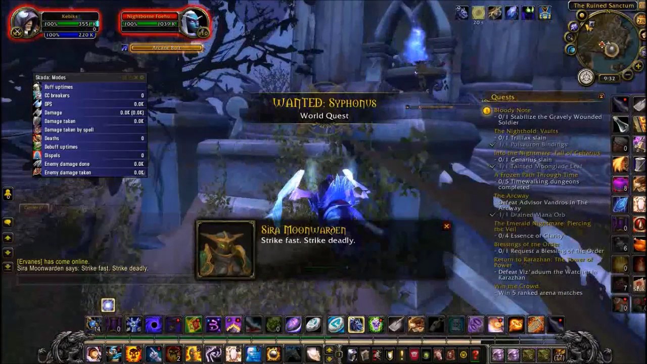 WANTED: Syphonus World Quest Azsuna World Of Warcraft