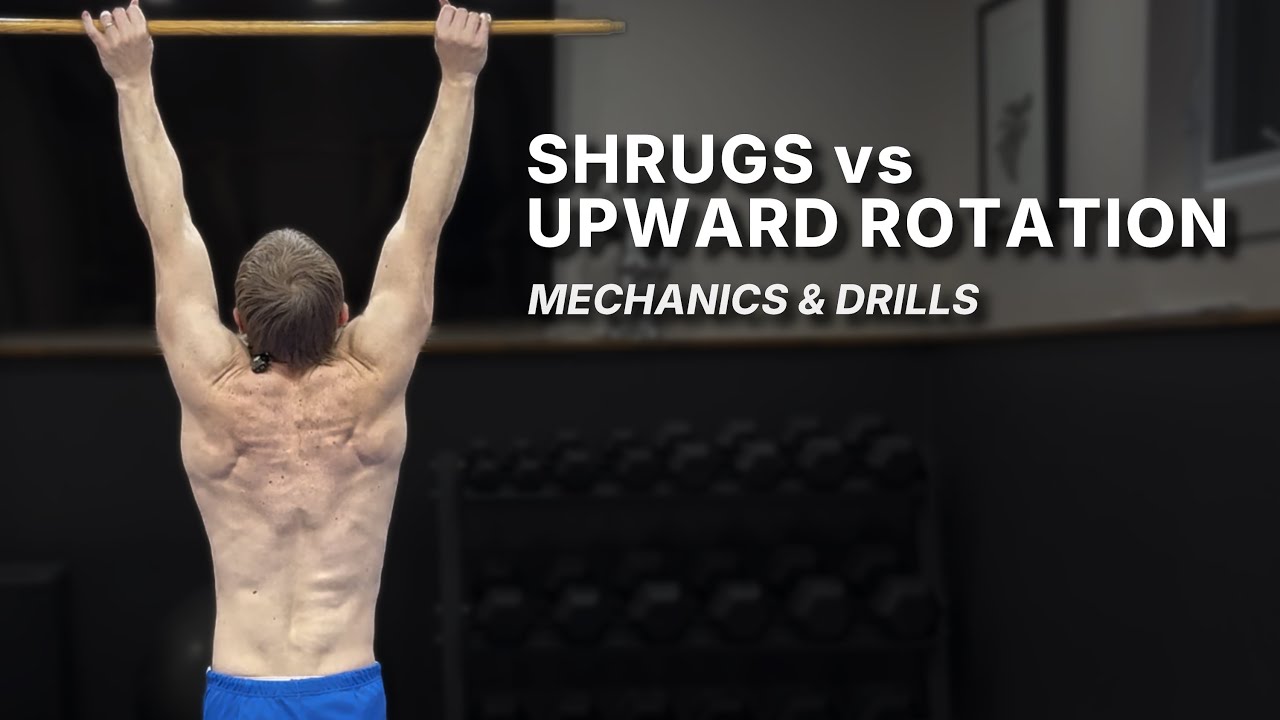 External Rotation Shrugs Shrugs vs Scapula Upward Rotation | Mechanics and Drills - YouTube