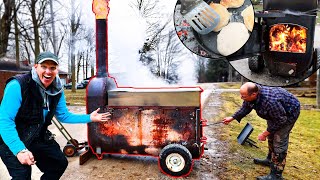 Door-to-Door Maple Syrup Evaporator (and Pancake Maker) - World&#39;s First!!!