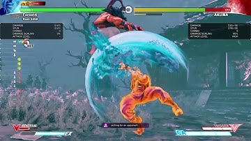Nash Combo Long Range V Trigger STREET FIGHTER V