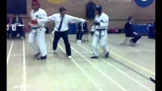 Northampton Taekwondo Interclub Competitions 13.02.2011 Adam  1-St Sparring.