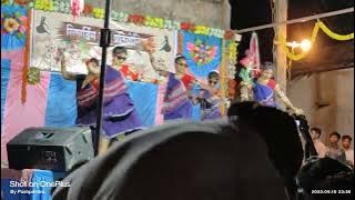 Recording dance pratiyogita (Karesara)