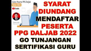 SYARAT AGAR DIUNDANG DAFTAR PPG DALJAB 2022 DI SIM PKB