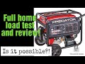 Predator 9000 generator full home test and review