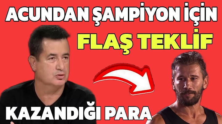 Survivor Şampiyonu Adem Kılıçcı için Acun Ilıcalı dan Flaş Teklif!