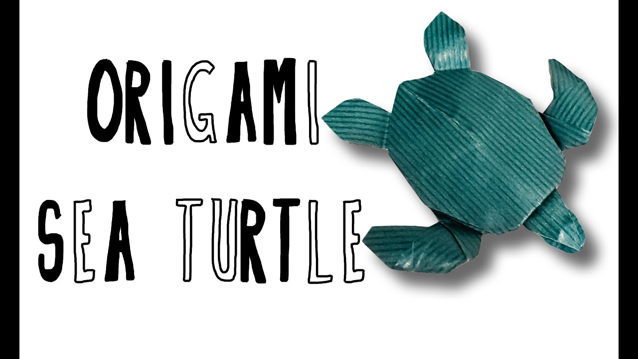 Origami Sea Turtle (Riccardo Foschi) YouTube
