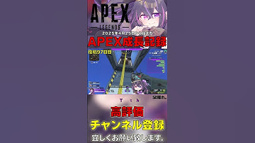〖APEX〗毎日配信すれば驚きの上達説？！ 毎日投稿97日目 #apex #apexlegends #vtuber #切り抜き #anonyme #名も亡き者