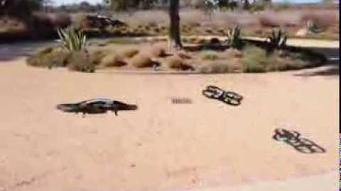 Synchronized Drone Dance Powered by @SkyNetIM & @NodeCopter & @LeapMotion #IoT