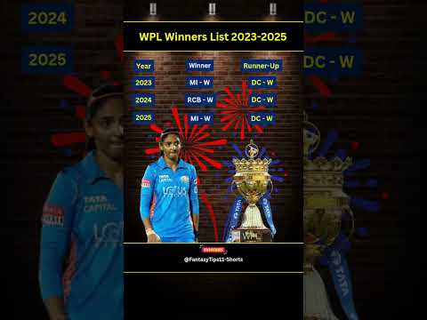 WPL Winners List