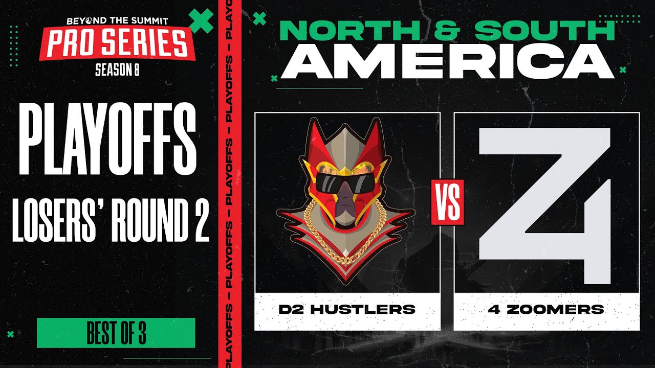 D2 Hustlers vs 4 Zoomers Game 3 - BTS Pro Series 8 AM: Playoffs w/ Kmart, ET & Pandaego