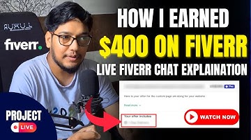 $400 Fiverr Landing Page Project 2024 | Fiverr Live Chat With Client 2024 | Digital SP
