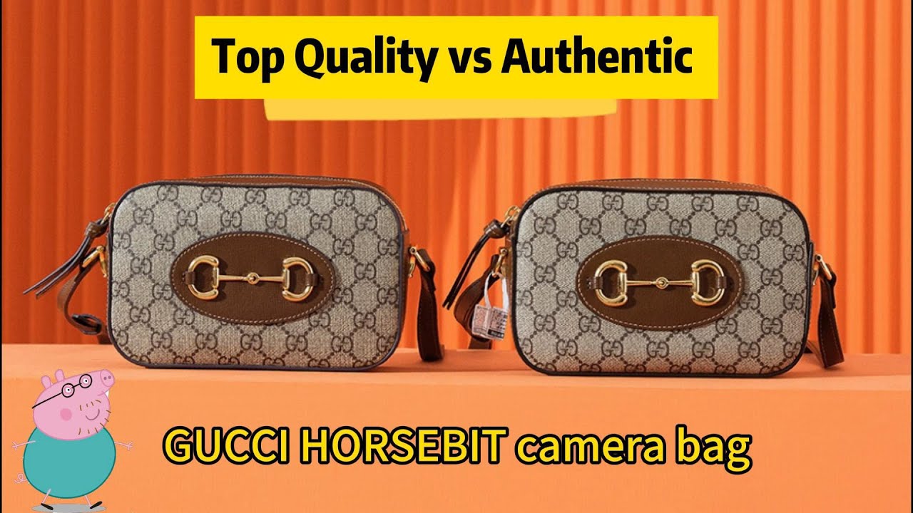 GUCCI HORSEBIT camera bag top quality VS authentic comparison by steven