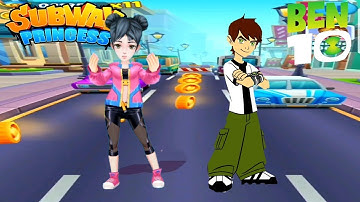 Subway Princess Runner V/S BEN 10 : Up to Speed !!!! - Endless Run | Android/iOS Gameplay HD