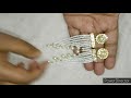 how to make beaded tassel earring|| beautiful DIY pearl beaded earring||