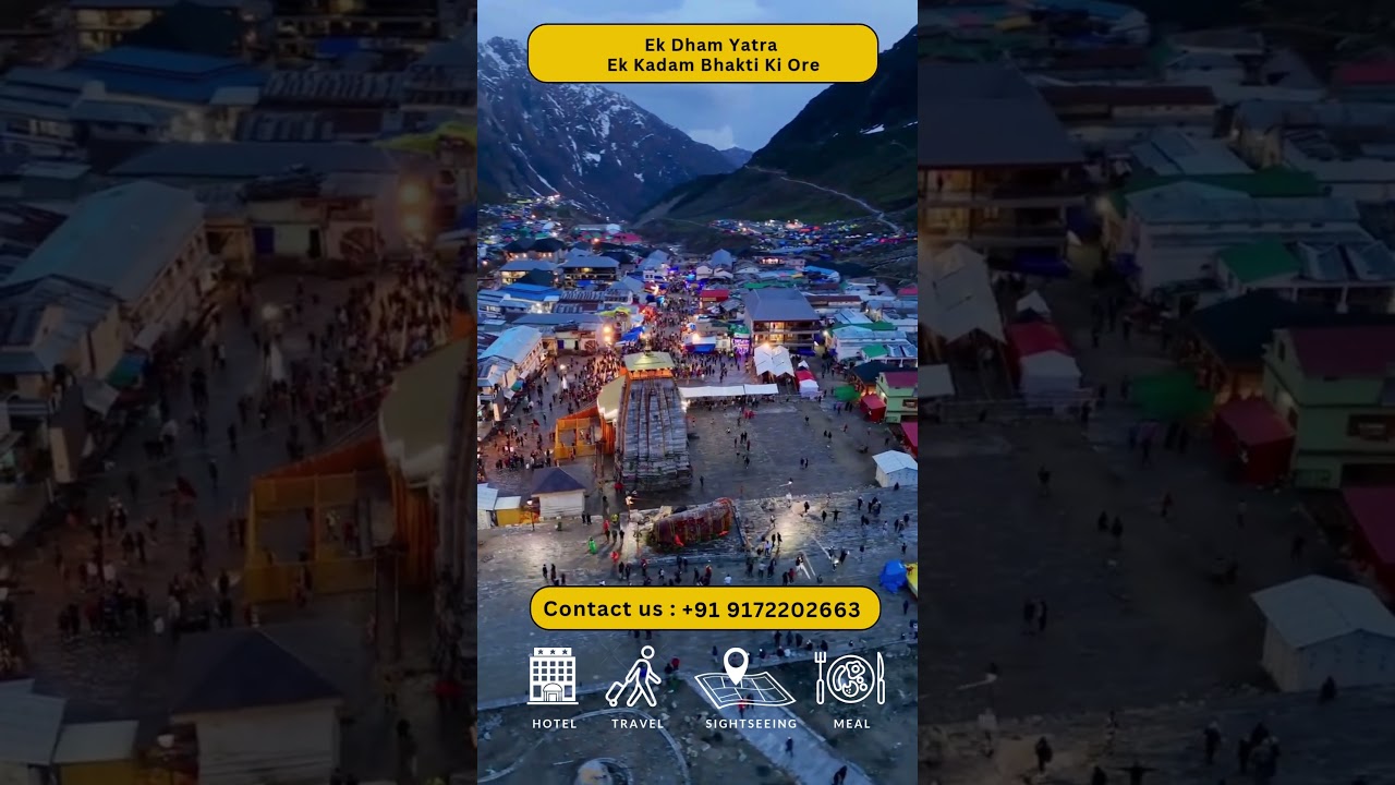 🛕 EK DHAM & DO DHAM & CHARDHAM YATRA 2025 🚩📍 Ex-Haridwar | Comfortable Travel | Divine Experience