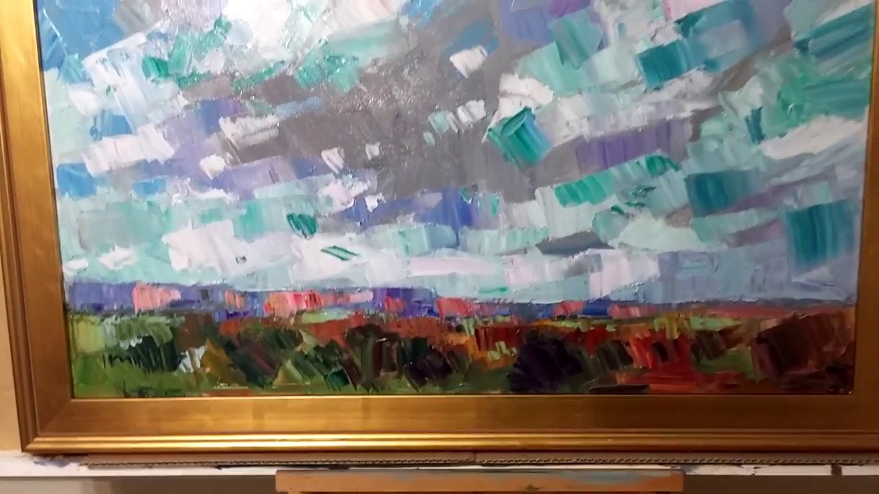JOSE TRUJILLO eBay Art Auction! Huge Framed Impressionist Oil Painting Landscape YouTube