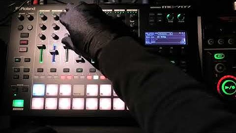 MC707 "Random Sound" Roulette!  Part B: "Nintendo Scramble" using nonstandard sequencing ideas