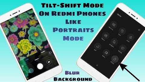 Use Tilt-Shift Camera Mode For Auto Blur Background In Mi Phones
