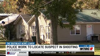 Police work to locate suspect in Statesboro shooting