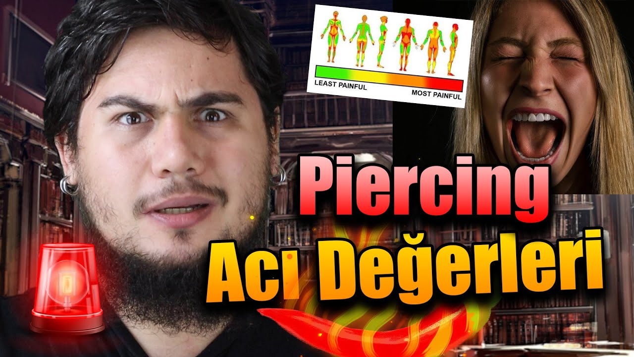 Piercing Acı Değerleri Tablosu🚨| Piercing Acır Mı?🌶🔥