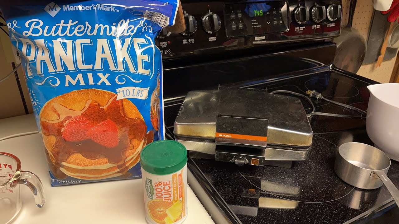 Vintage Rival Waffle Maker. Breakfast with Elveshelves