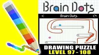 Brain Dots - Draw and Solve : Level 97-108 - Easy Way To Win (ios Gameplay) screenshot 5