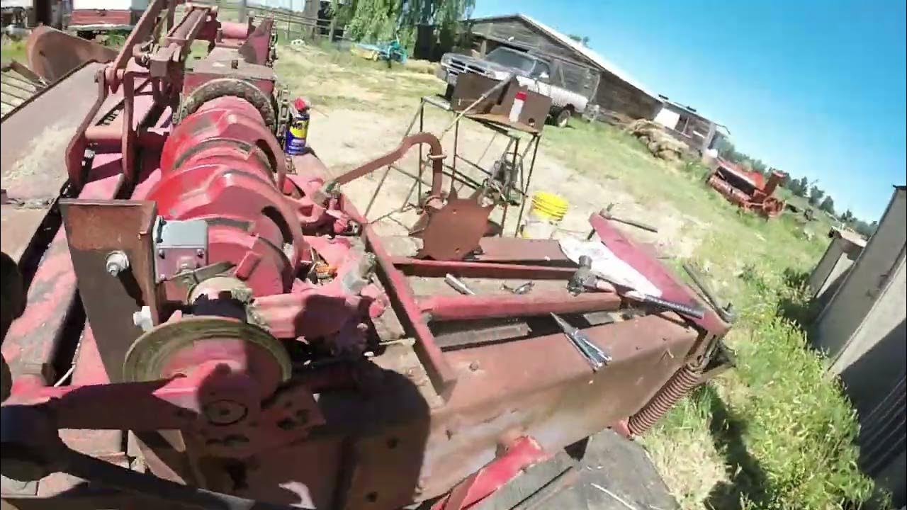 Massey Ferguson Model 12 Baler Knotter Setup pt. 2. Twine Sweepers
