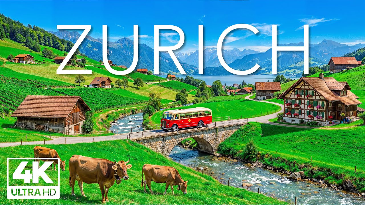 Zurich 4K | Timeless Ease by the Lake – Open Horizons, Cool Light & Peace Within