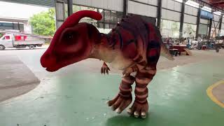 Unedited Workshop Test‑Footage: Our Functional 4‑Metre Parasaurolophus Dinosaur Costume