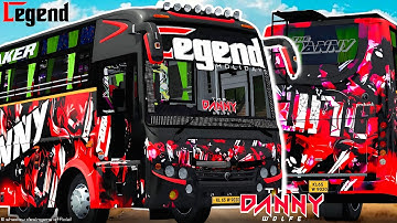 Legend❤️ || THE DANNY🖤 || UHD 4K LIVERY FOR ZEDONE BS6 MOD.
