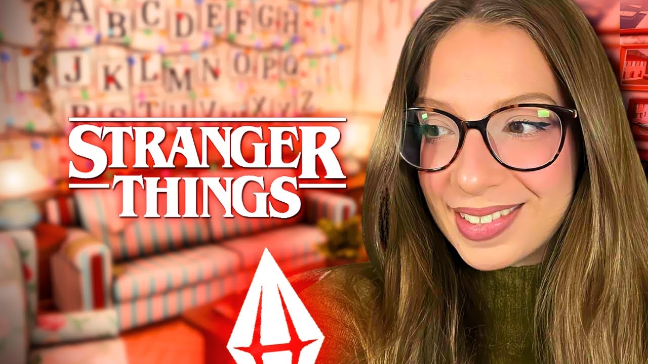 Je reproduis la maison des Byers dans Stranger Things (c'est incroyable) | Sims 4 Construction