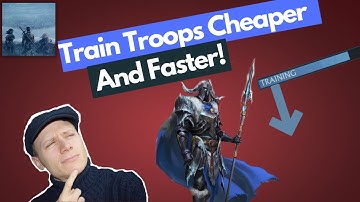 Train Troops faster and Cheaper 🥳 Solar - King of Avalon