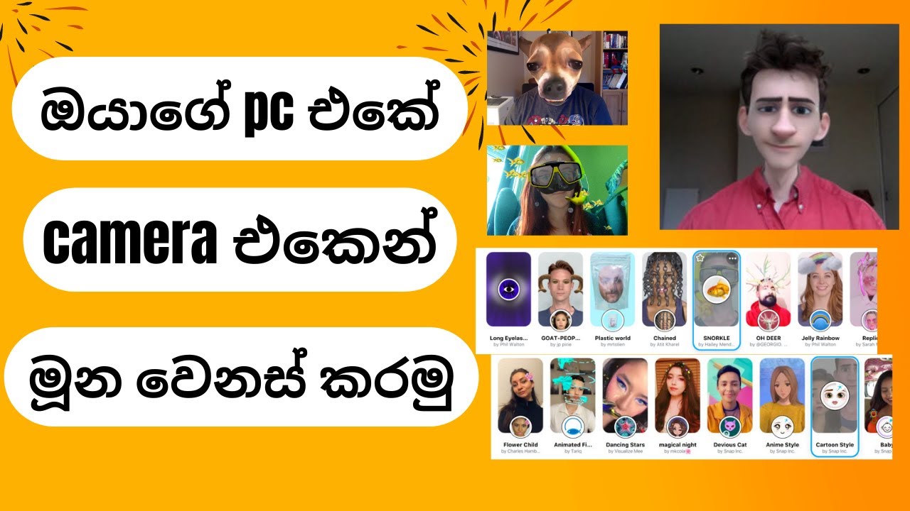 Snap Camera Face Change App | How to change the face for zoom and live ...